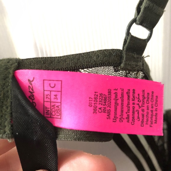 La Senza Dark Army Green “Remix” Bra - Picture 3 of 4